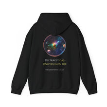Load image into Gallery viewer, Schattenpotenzial Hoodie &quot;Du Trägst das Universum in dir&quot;
