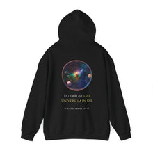 Load image into Gallery viewer, Schattenpotenzial Hoodie &quot;Du Trägst das Universum in dir&quot;
